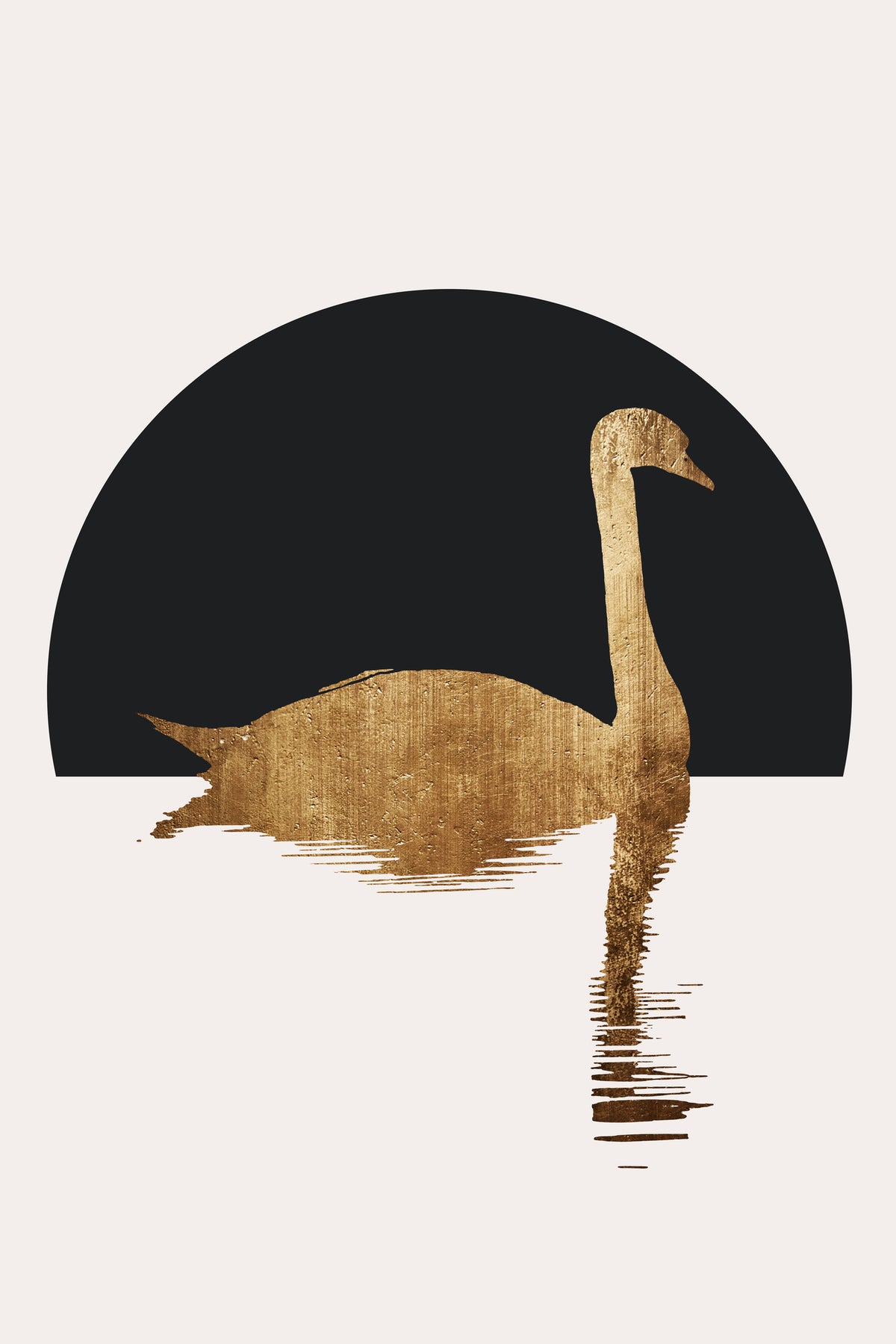 framedcanvas-print-the-swan-black