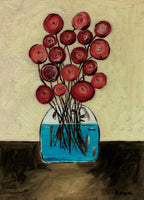 aluminium-print-poppies-in-vase-tan