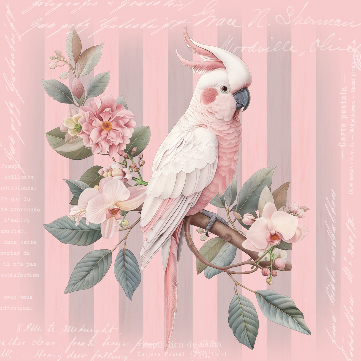 aluminium-print-cockatoo-pastel-pink