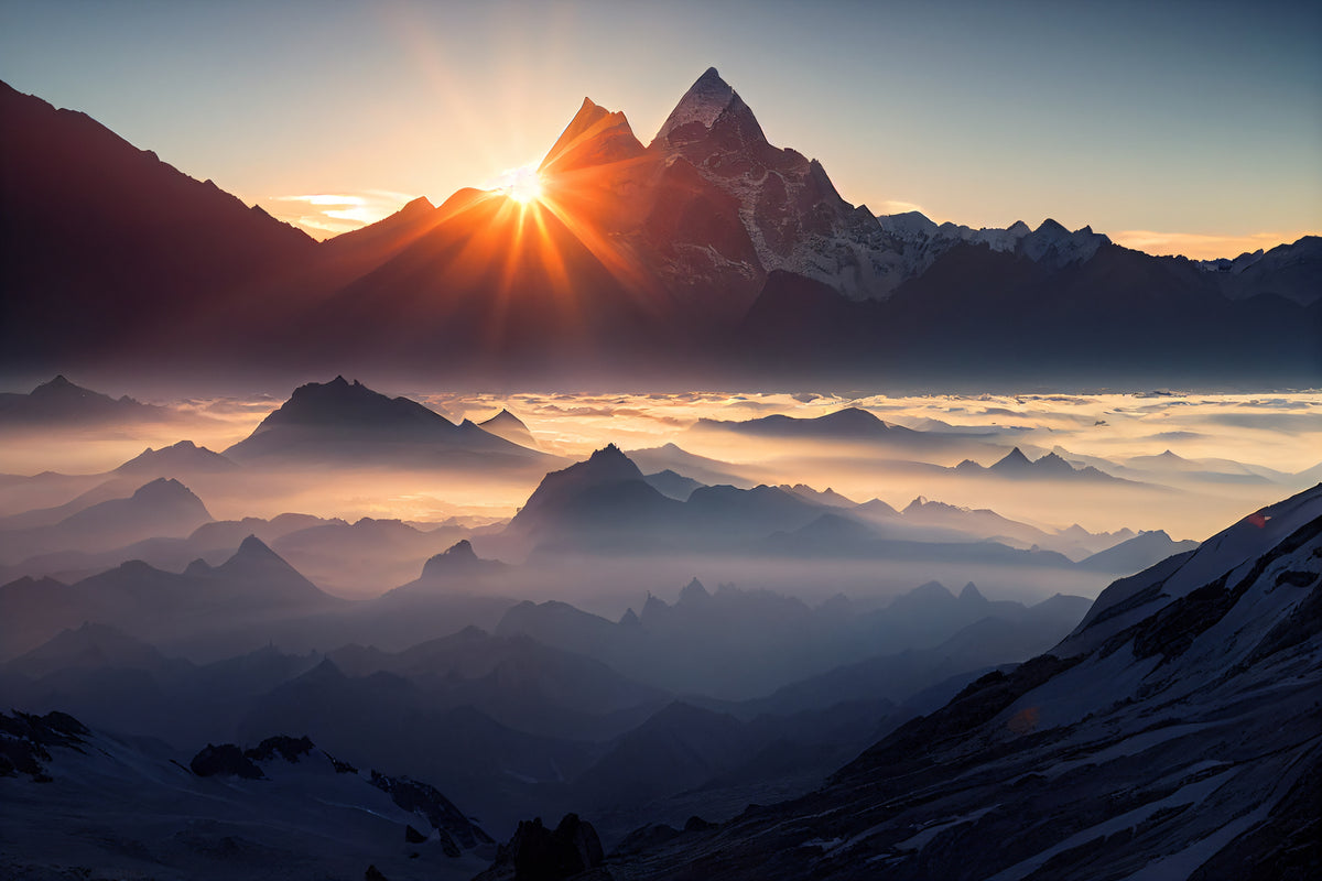 aluminium-print-sunrise-in-the-mountains-na89a