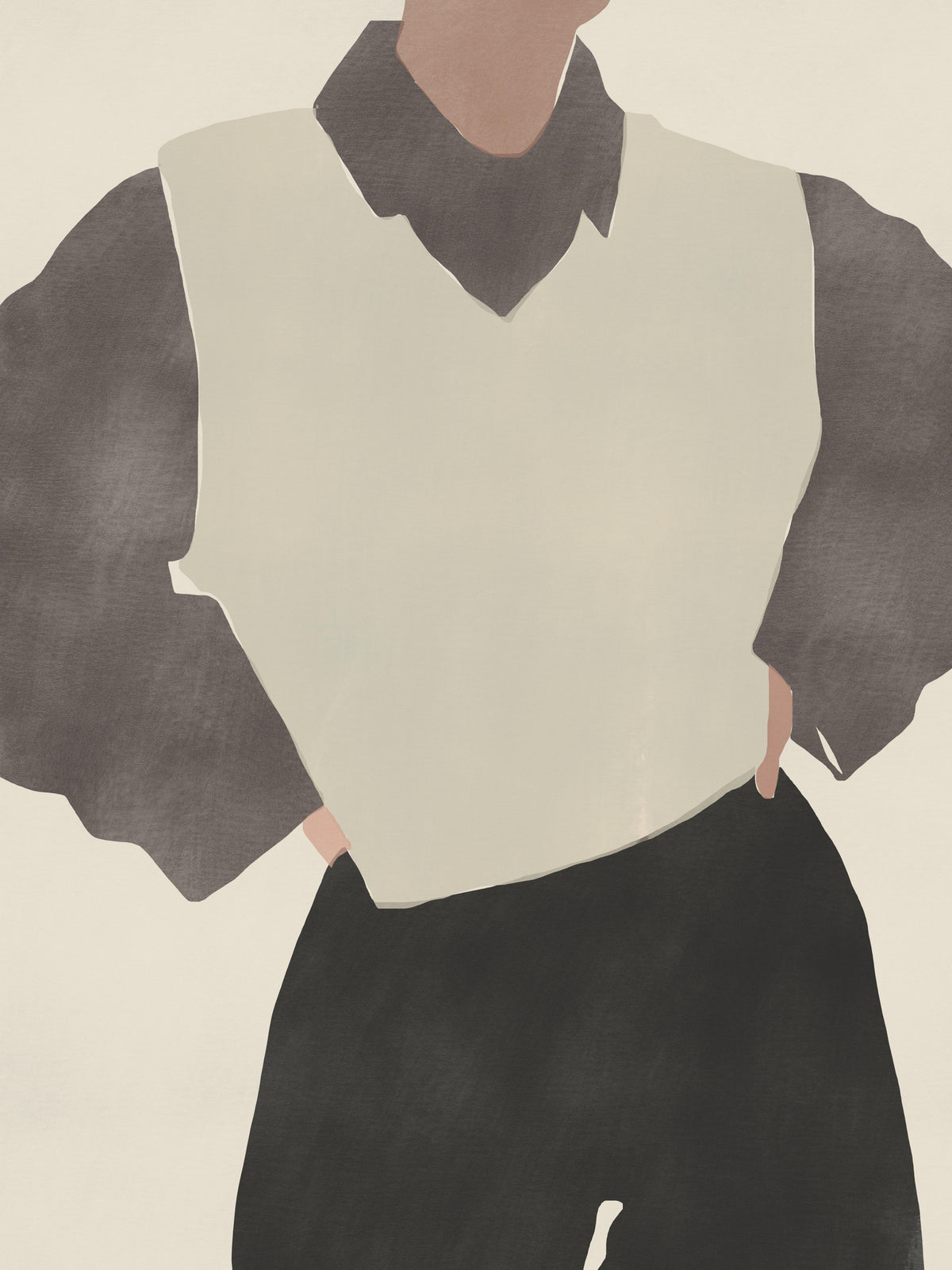 framedcanvas-print-minimalist-figure-in-a-monochrome-outfit