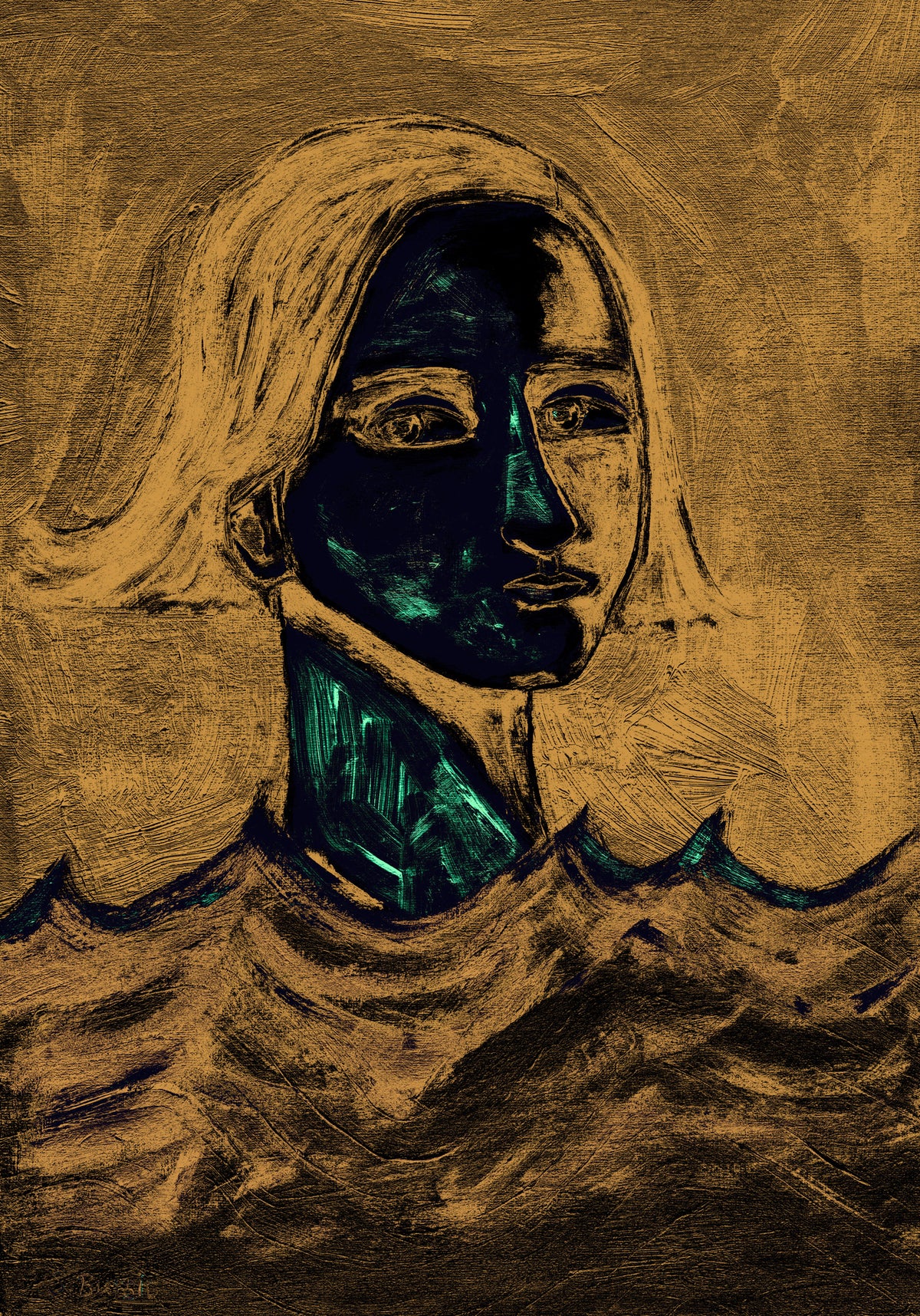canvas-print-the-swimmer-tan