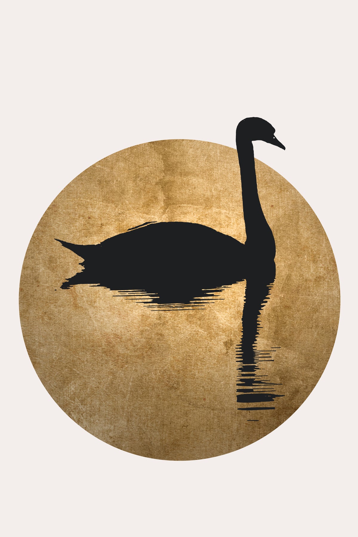 framedposter-print-the-swan-gold