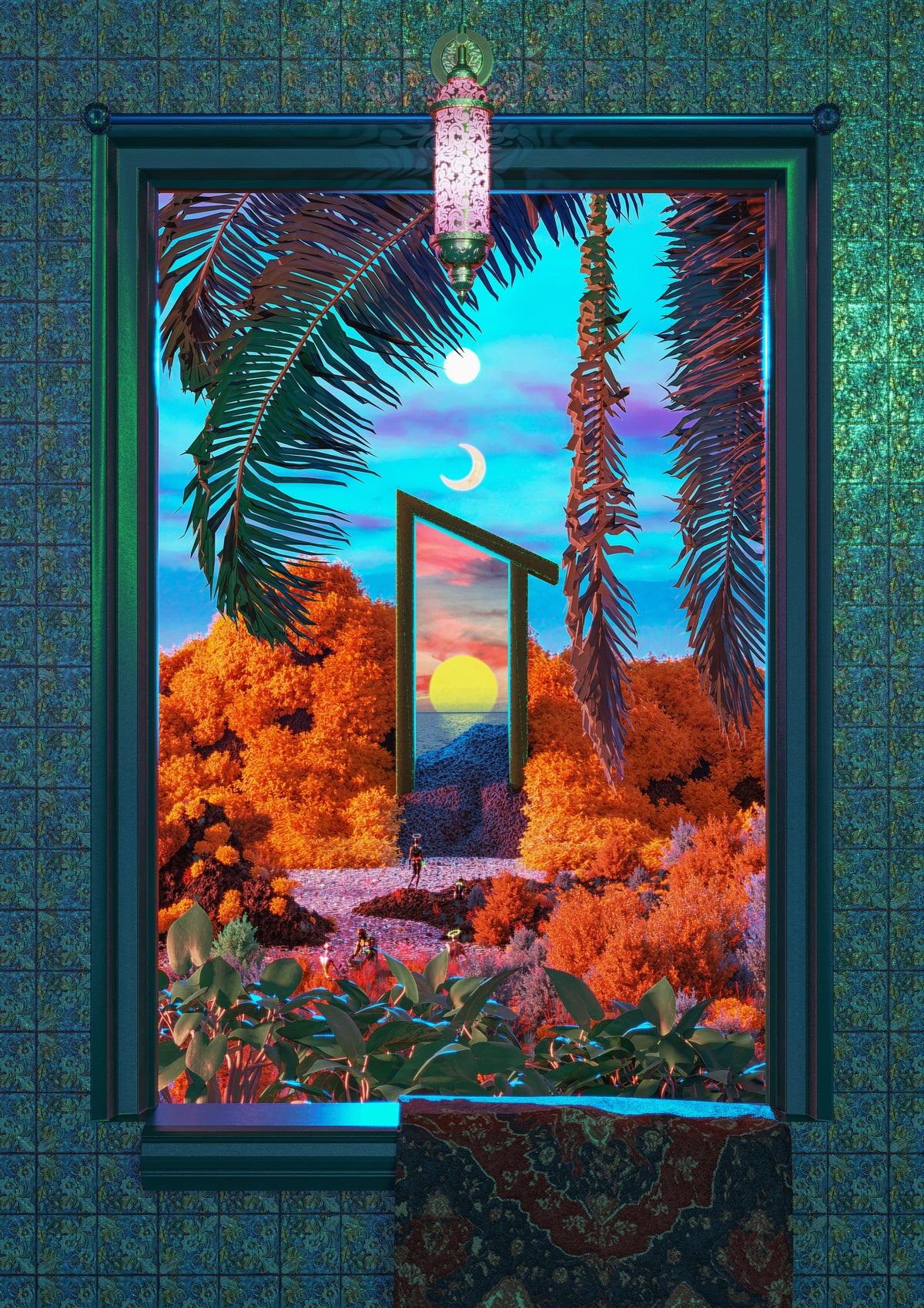 framedcanvas-print-fantasy-portal-scene