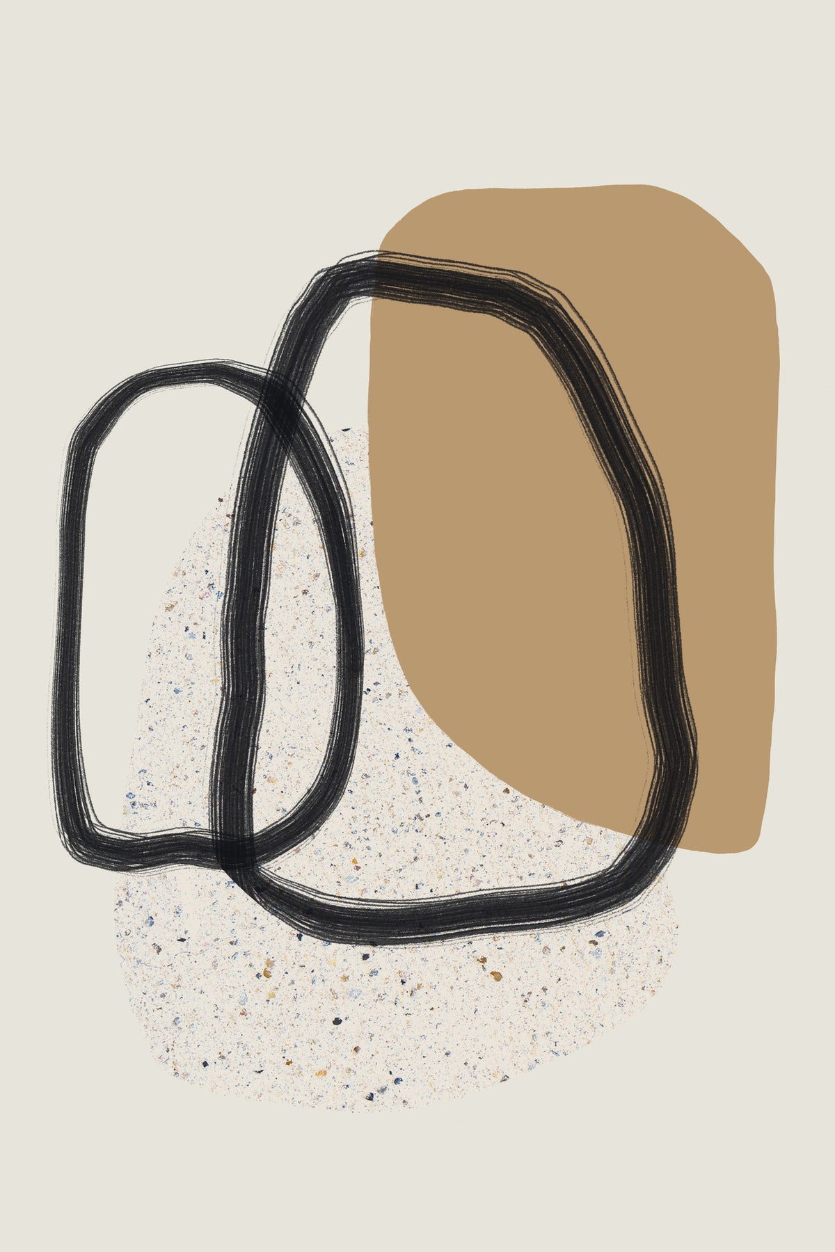 aluminium-print-organic-shapes-and-earthy-tones