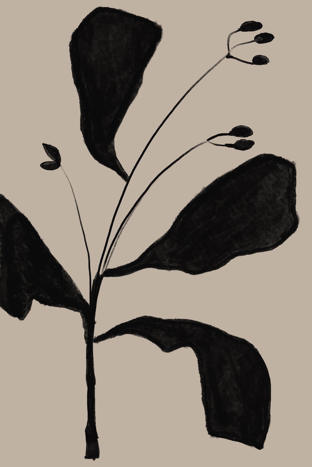 framedcanvas-print-simple-plant