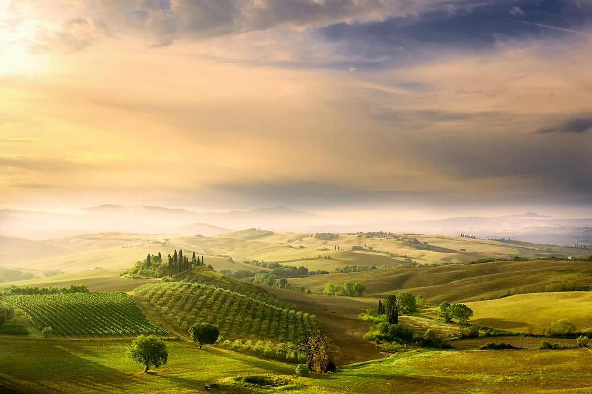 canvas-print-podere-belvedere-sunrise