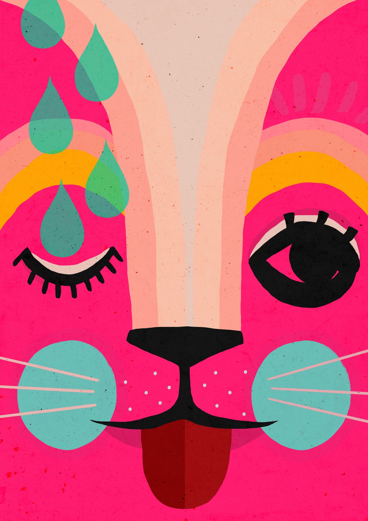aluminium-print-vibrant-feline-dreams