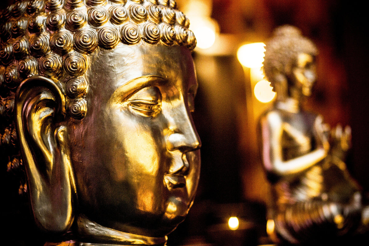 acrylic-print-golden-buddhas
