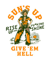 canvas-print-suns-up-rise-up-amp-fucking-shine-wild-west-cowgirl