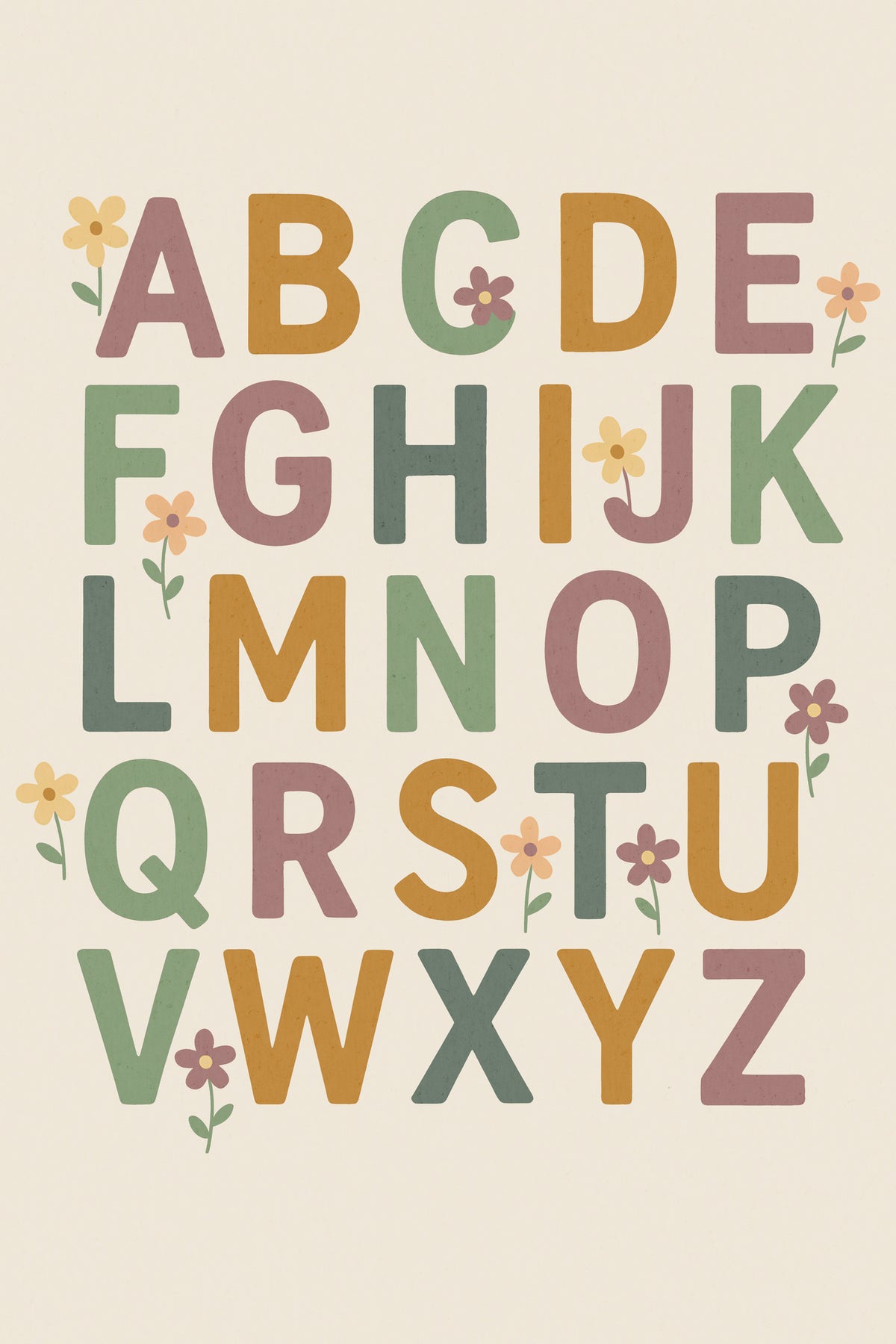 acrylic-print-floral-alphabet-joy