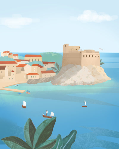 poster-print-dubrovnik-fortress