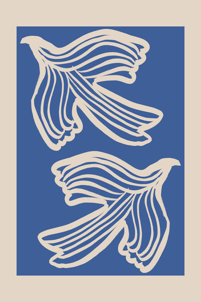 poster-print-blue-doves-in-flight