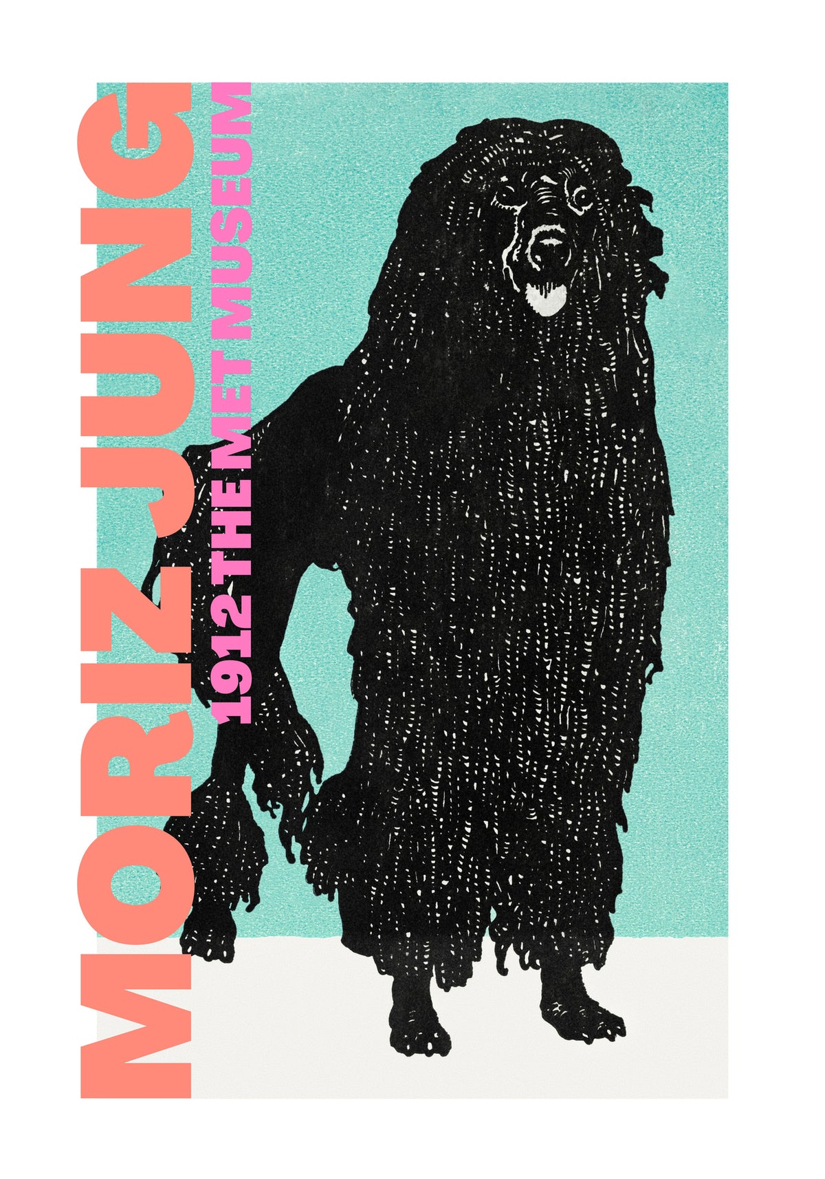 aluminium-print-stylized-black-dog