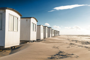modern-3-piece-canvas-print-cabins-in-the-white-sand-in-denmark