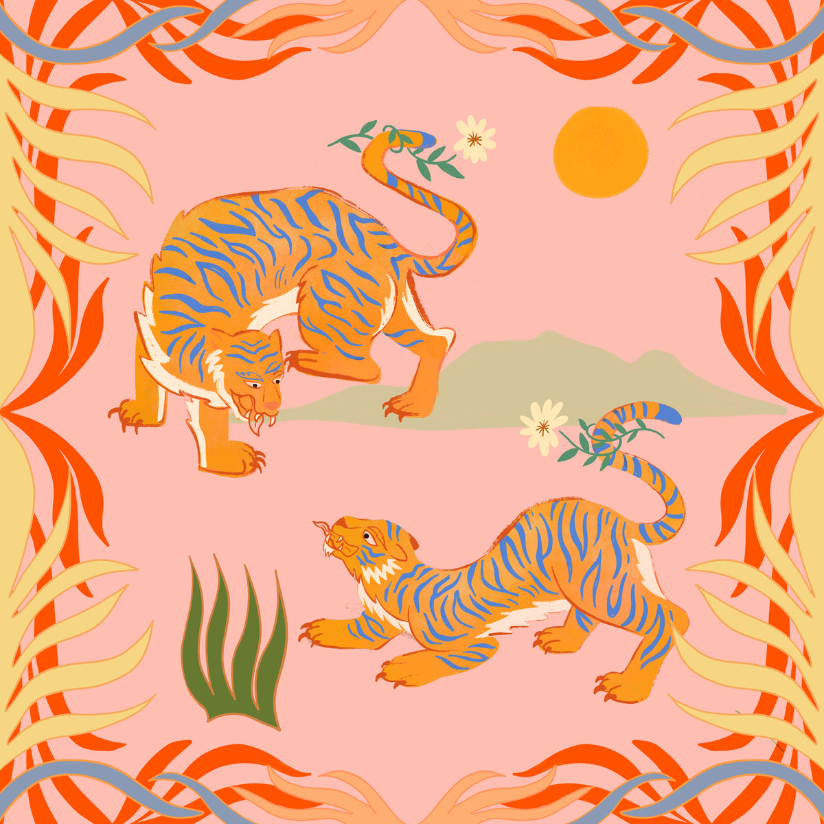 acrylic-print-rawring-playmates