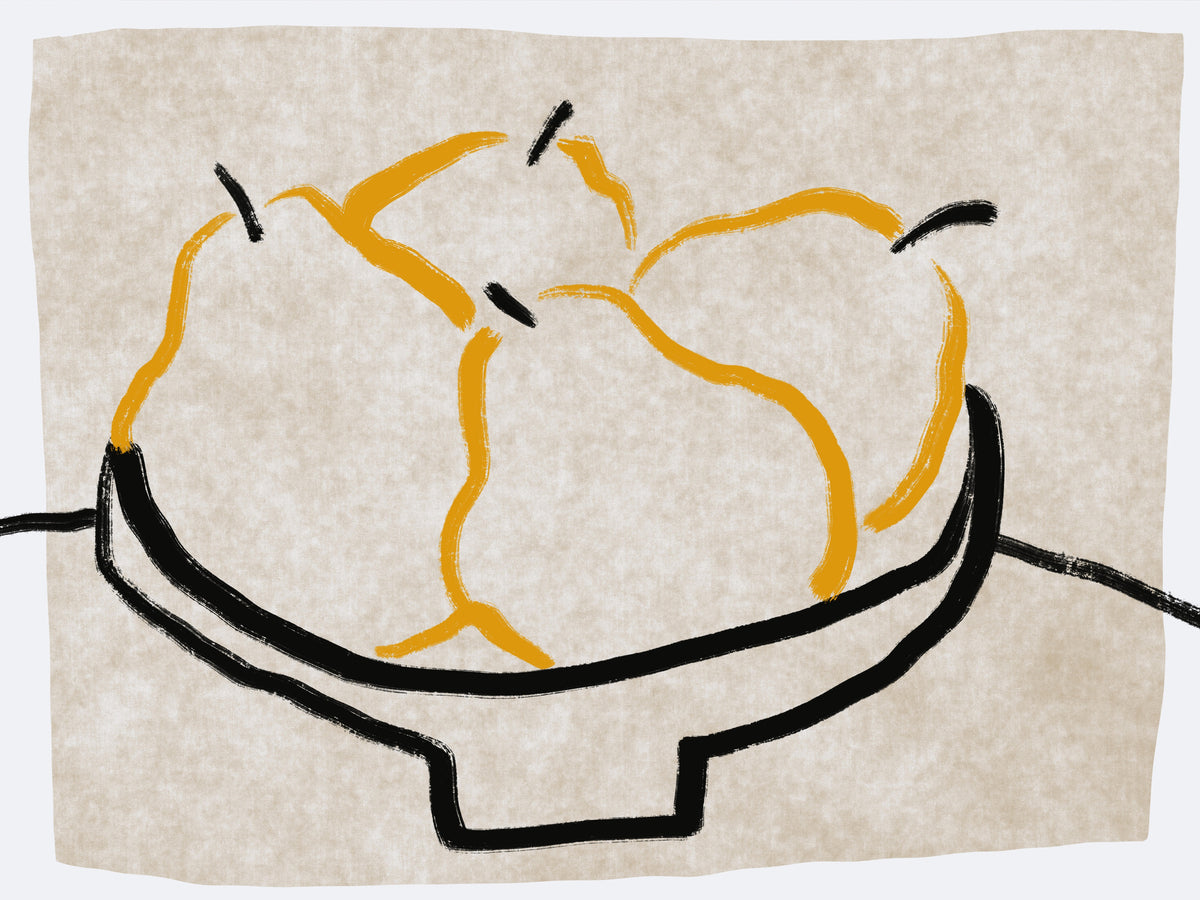 framedposter-print-line-art-pear