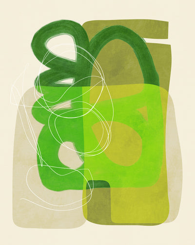poster-print-painted-lines-green-tan-4