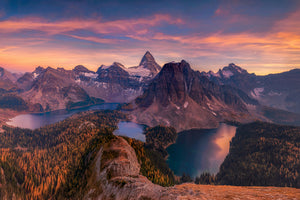 acrylic-print-panoramic-view-of-mt-assiniboine-from-nub-peak-at-dusk