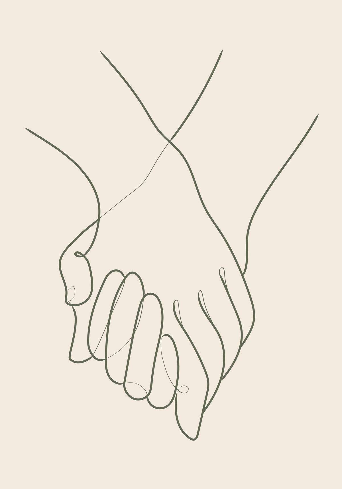 framedposter-print-holding-hands-green
