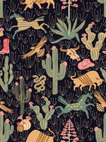 acrylic-print-western-americana-by-night-seamless-pattern