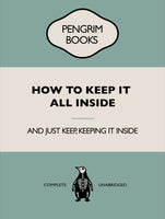 aluminium-print-how-to-keep-it-all-inside-funny-vintage-book-cover-sarcastic-self-help-blue