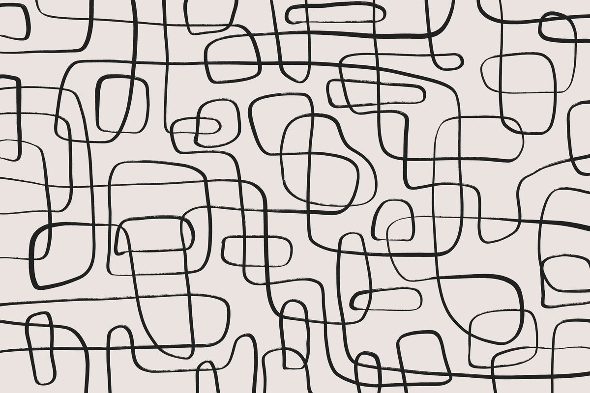framedposter-print-curved-maze-lines
