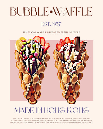poster-print-bubble-waffle-delight