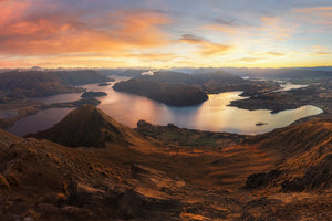 3-piece-aluminium-print-roys-peak-panorama-view