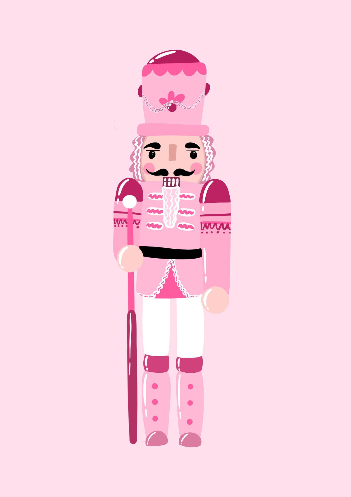 framedposter-print-pink-nutcracker-charm