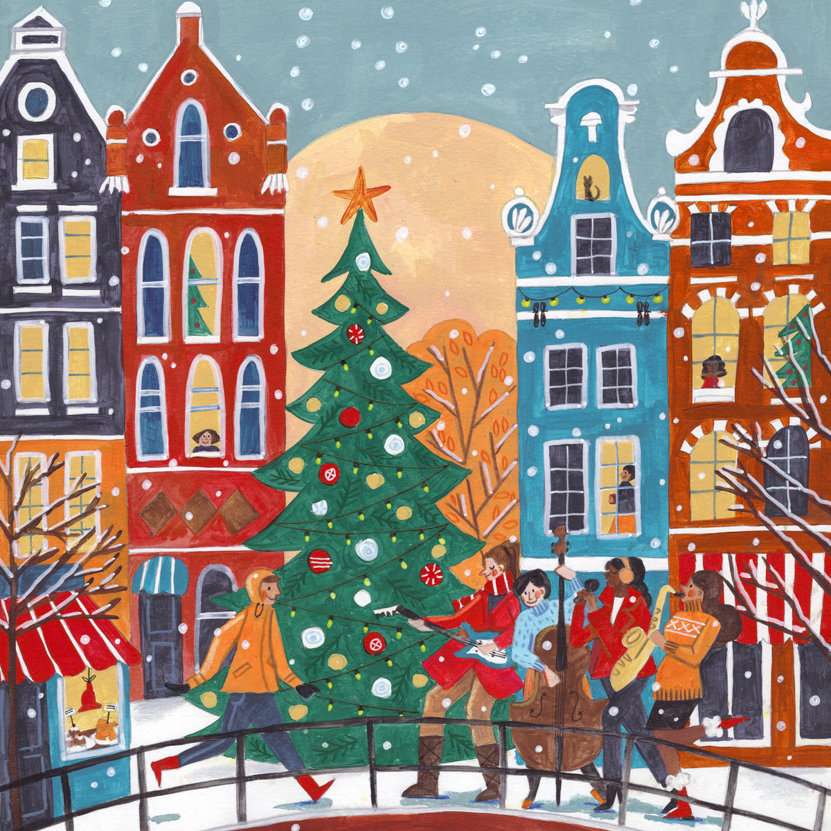 aluminium-print-music-in-amsterdam-christmas