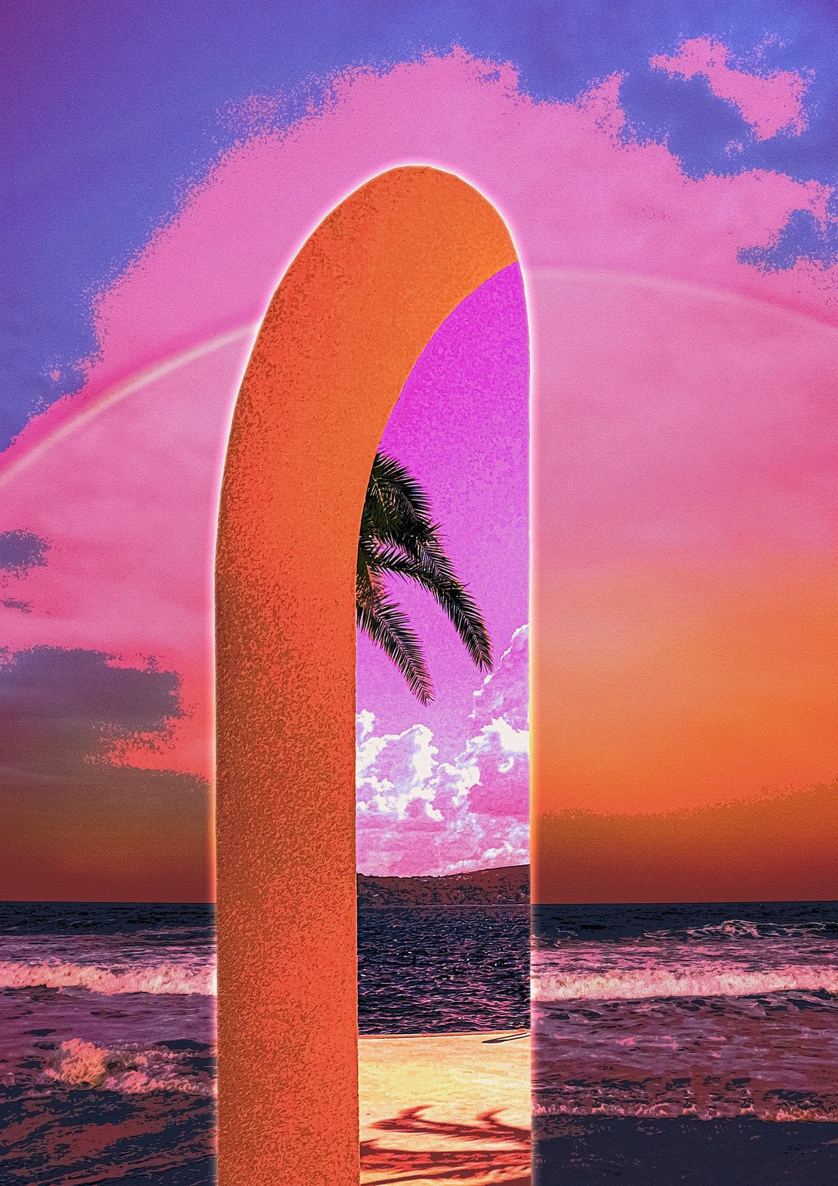 aluminium-print-portal-vaporwave