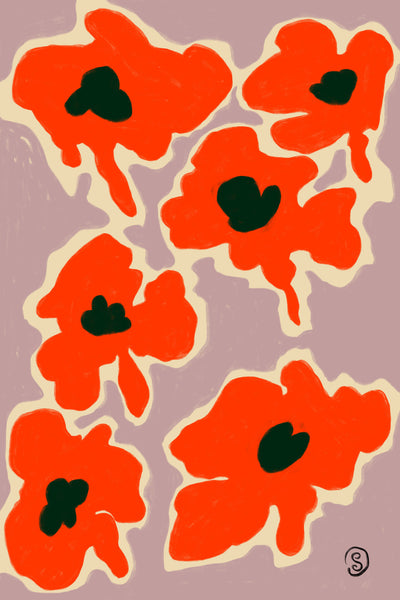 poster-print-vibrant-poppy-flowers