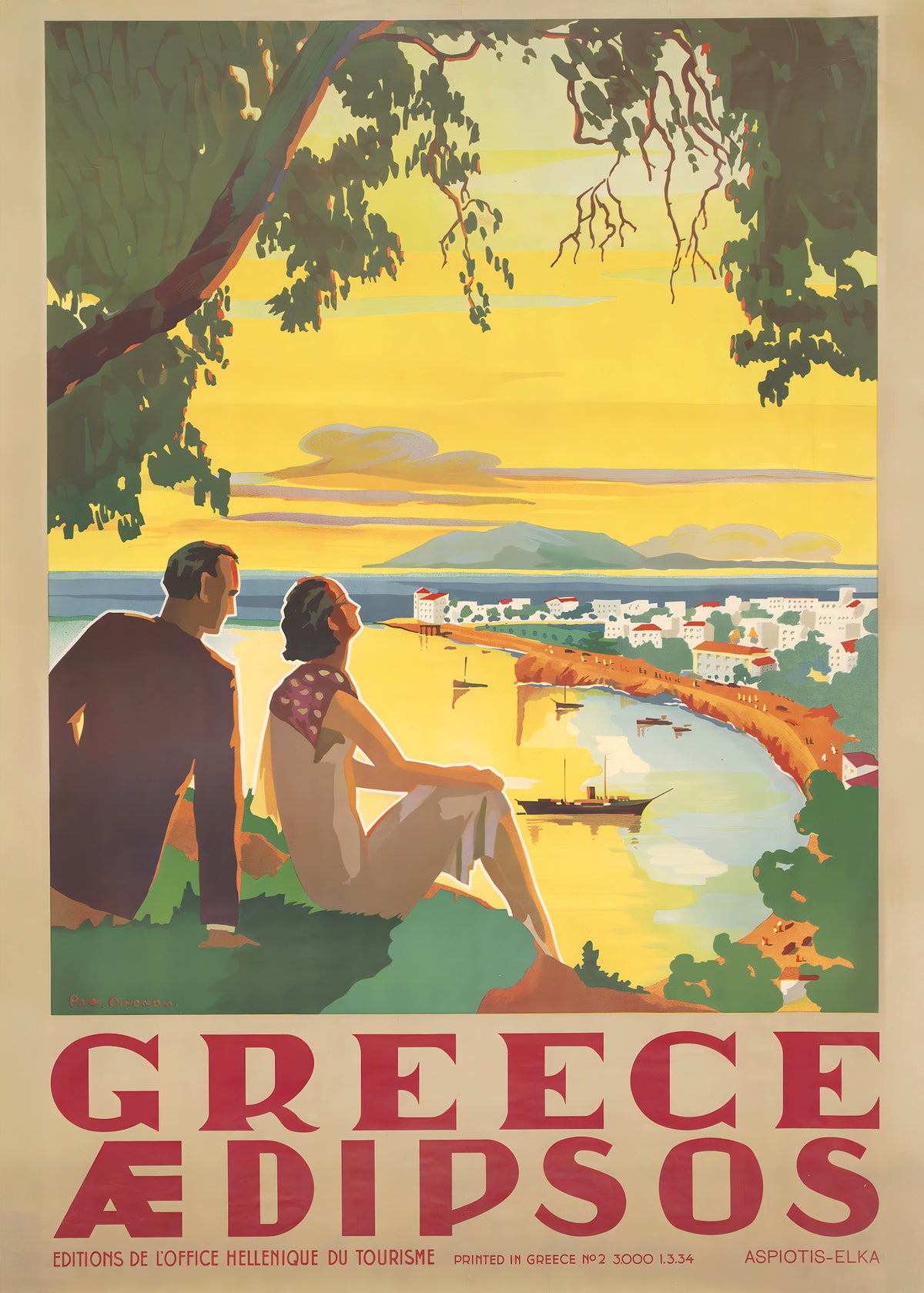 framedposter-print-greece