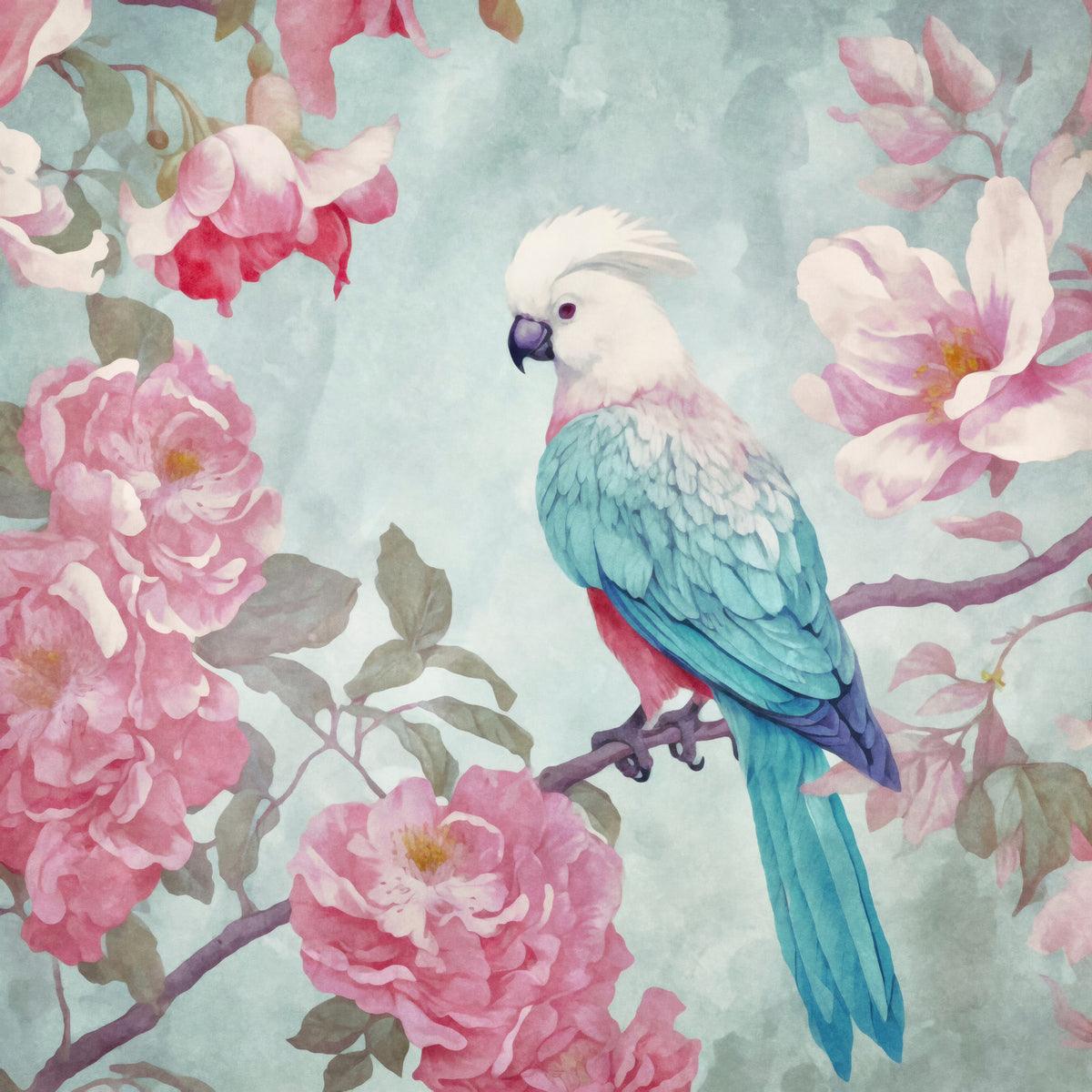 canvas-print-sakura-spring-bird-ii
