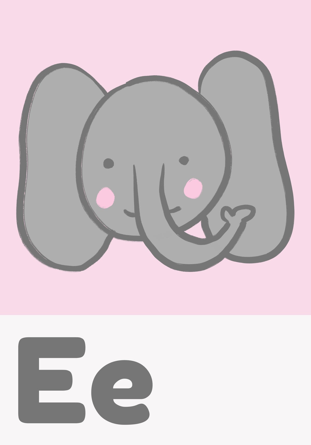 framedposter-print-cute-elephant