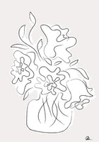 poster-print-flower-bouquet-grey