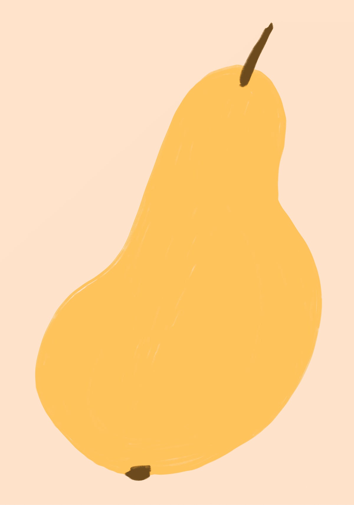 acrylic-print-golden-pear-still
