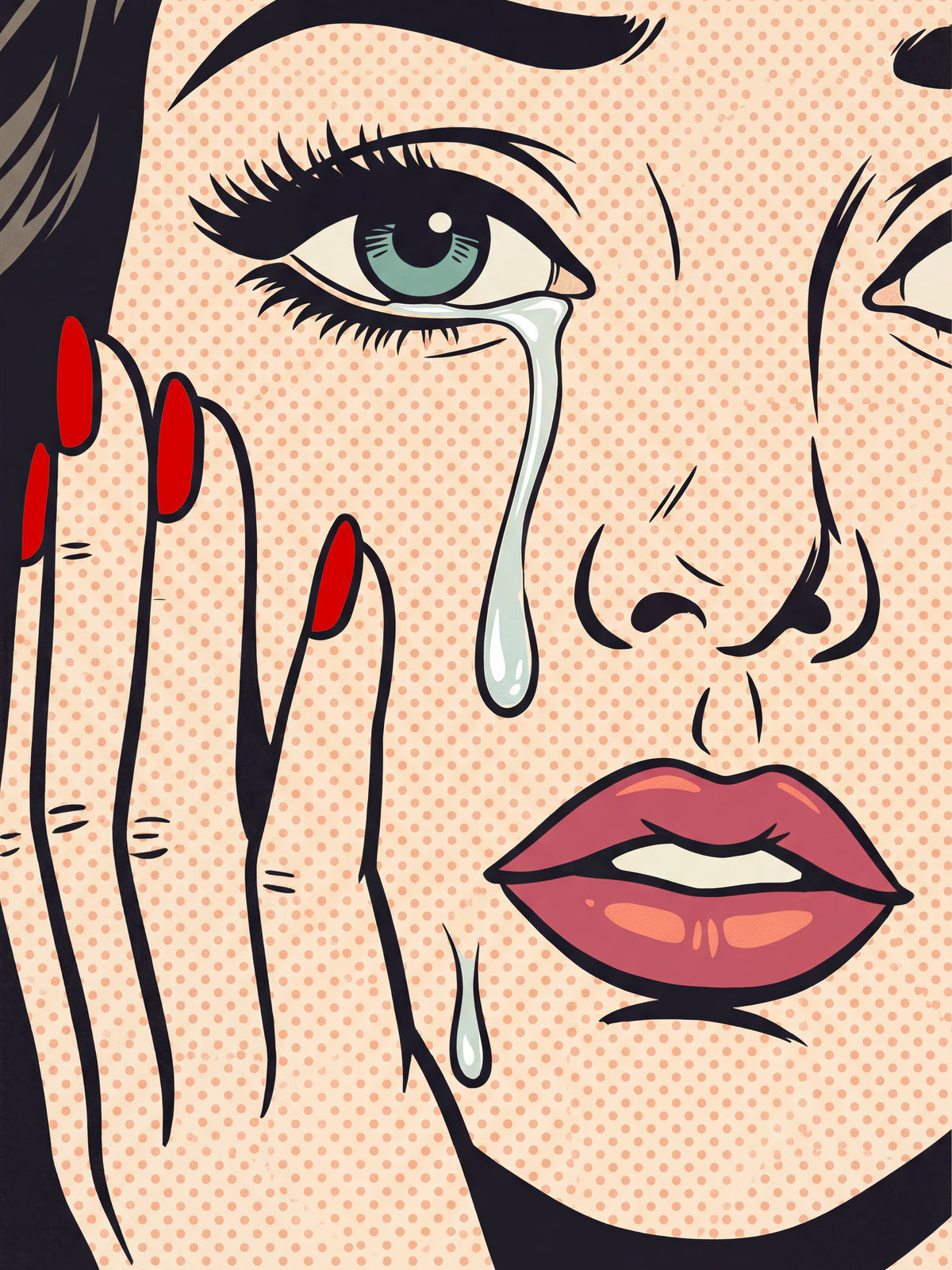 framedposter-print-crying