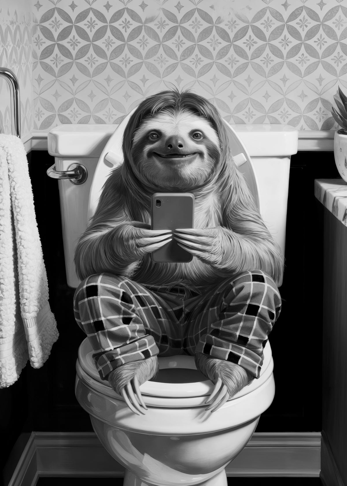 framedcanvas-print-bathroom-sloth