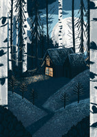 poster-print-christmas-cabin