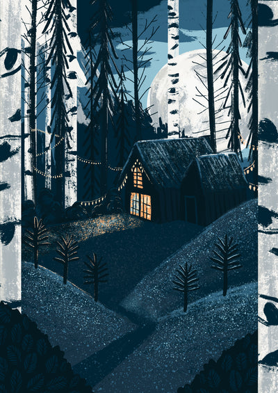 poster-print-christmas-cabin