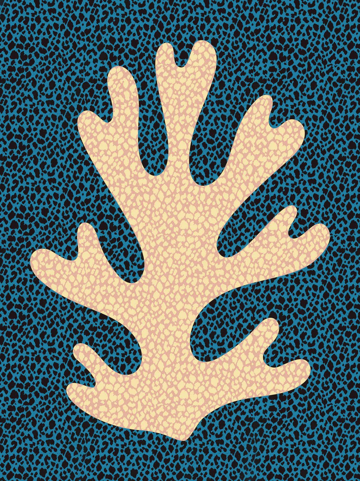 aluminium-print-coral-silhouette