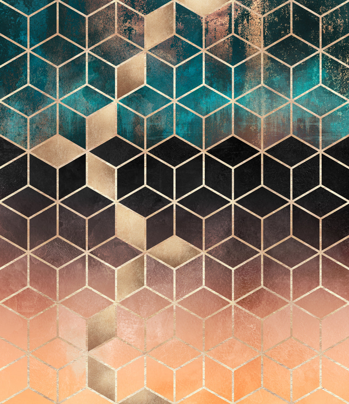 aluminium-print-ombre-dream-cubes