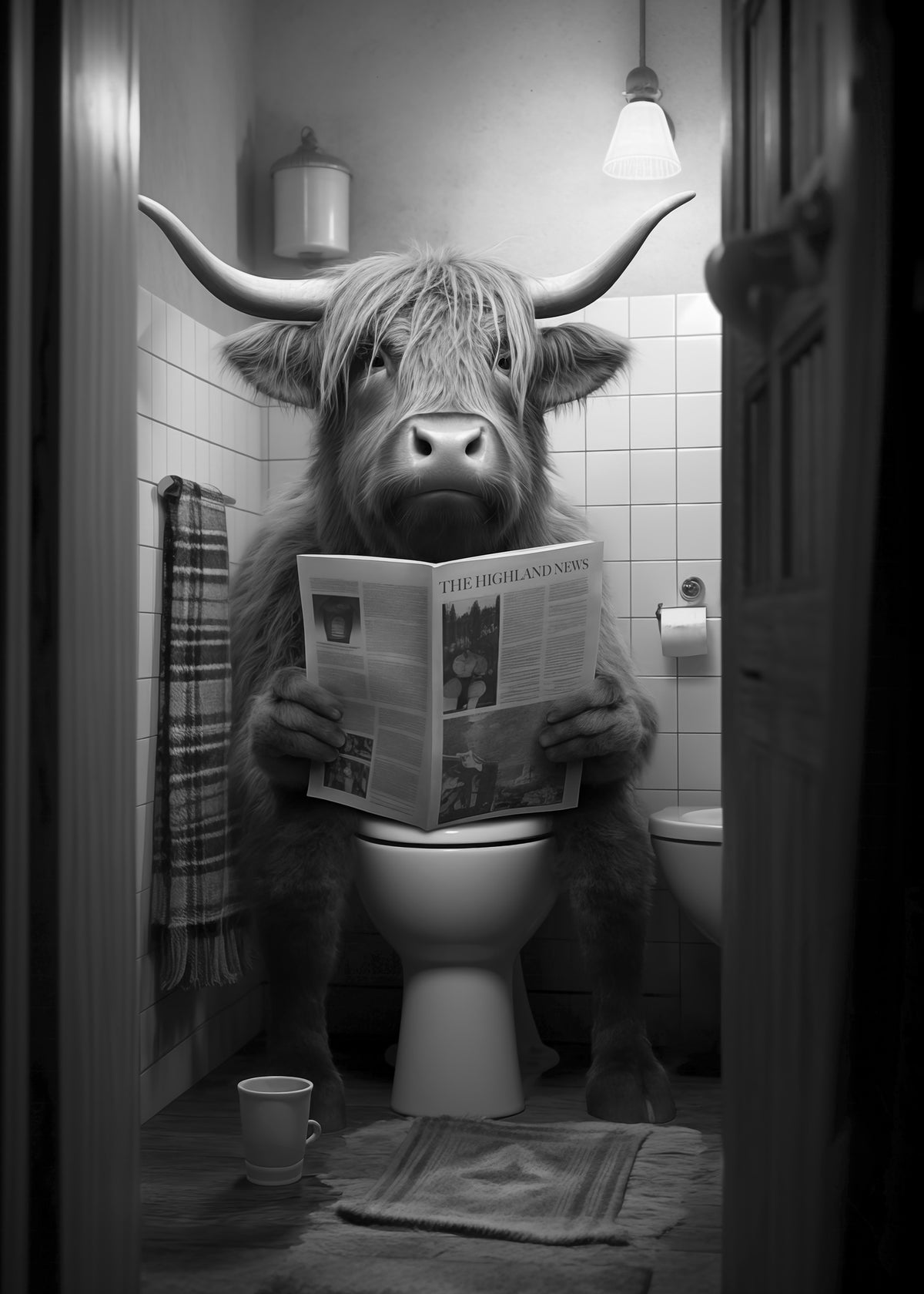 canvas-print-highland-cow-in-the-toilet