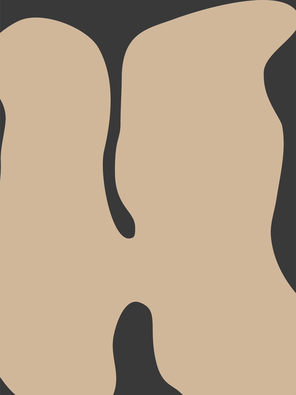 acrylic-print-graphic-beige-shapes-art