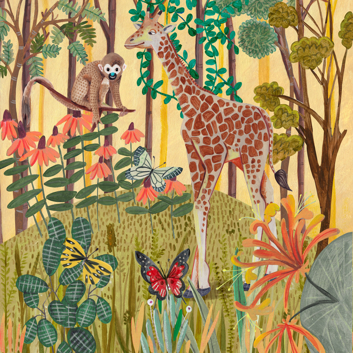 canvas-print-giraffe-in-nature