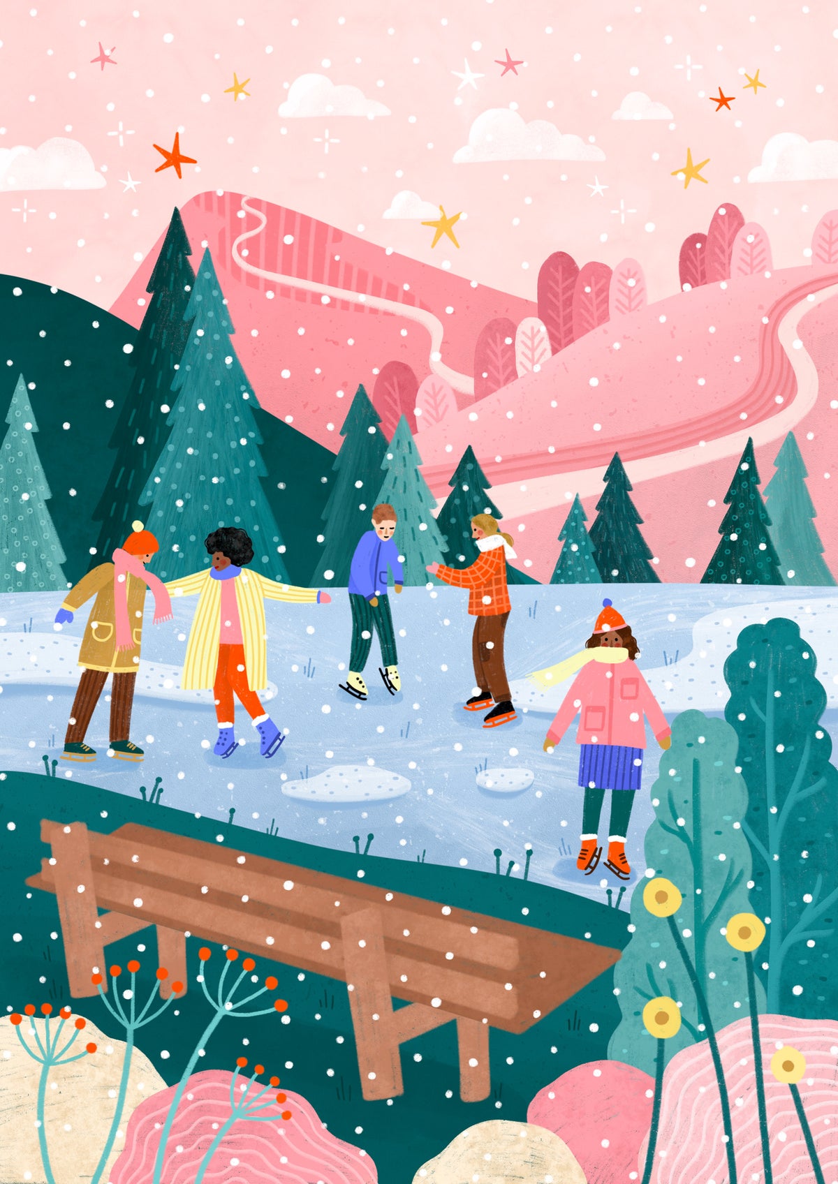 framedcanvas-print-people-ice-skating