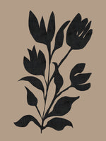 framedcanvas-print-black-tulips-modern-botanical-silhouette