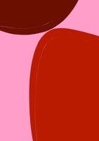 framedcanvas-print-curved-red-shapes